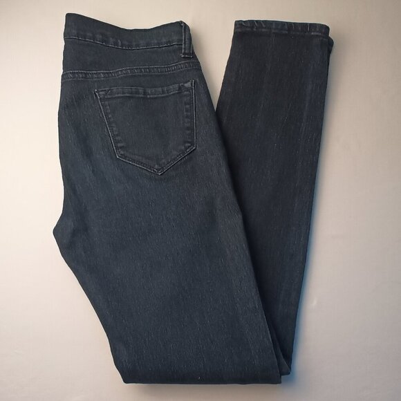 Cremieux Denim Jeans Size 2 Low Rise Skinny Leg Charcoal Color - Picture 1 of 9